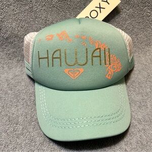 Roxy Hawaii Trucker Hat with white Mesh